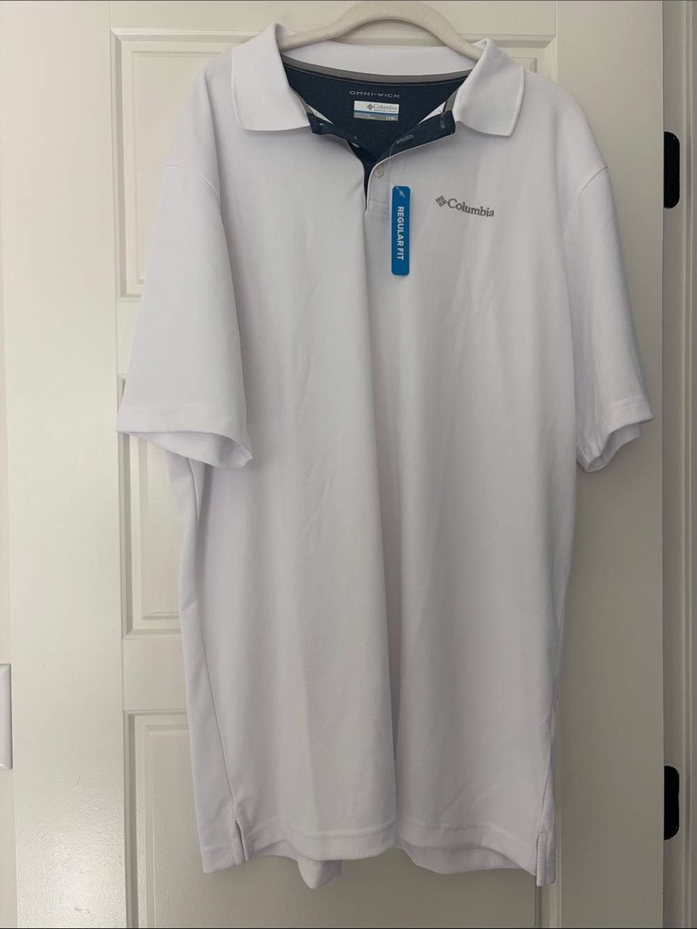 Columbia Men’s White Short-Sleeve Performance Polo